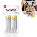 Set de 4 clips selladores para bolsas con fecha