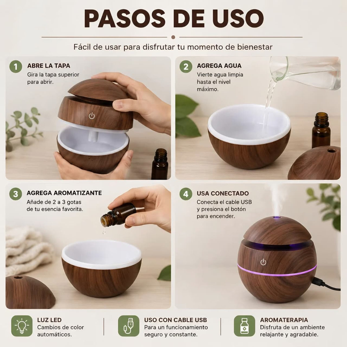 Difusor de aroma tipo bola