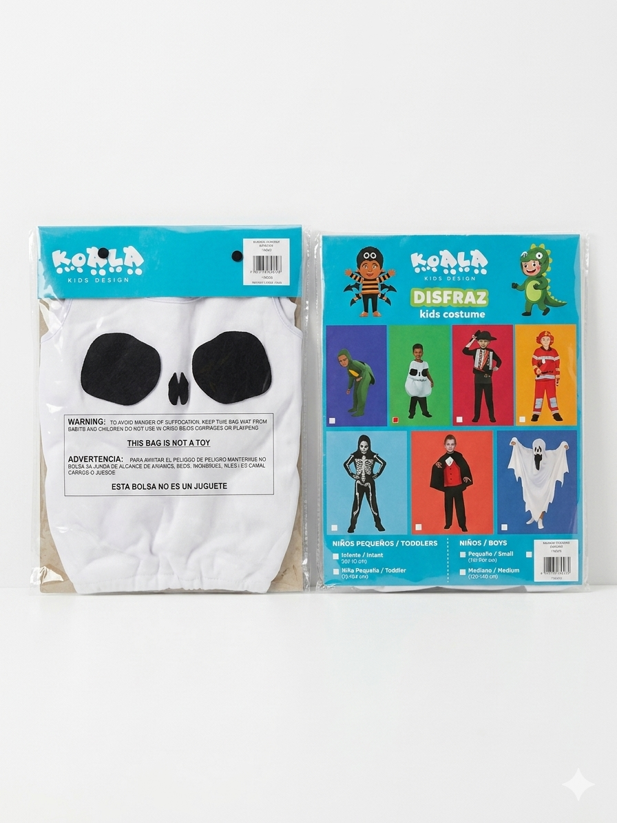 Disfraz diseño de fantasma