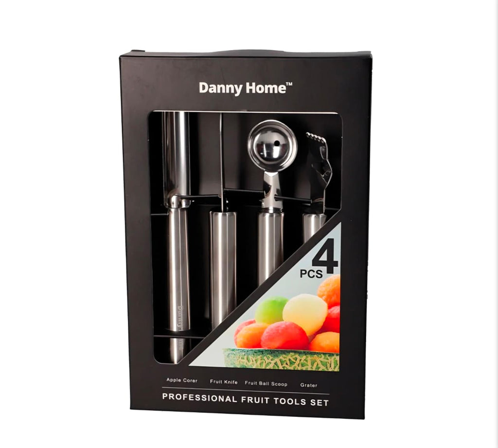 Set de herramientas para fruta, acero inoxidable