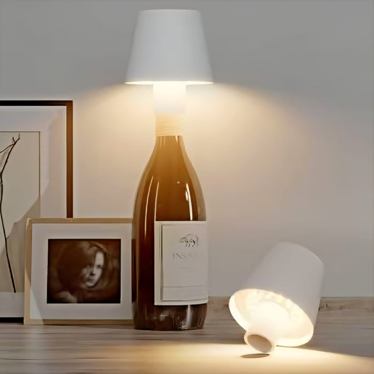 Lámpara LED para botella