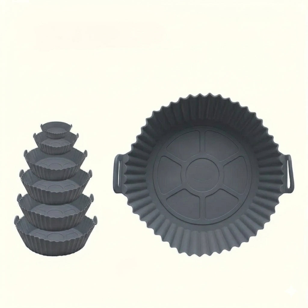 Set de 6 moldes de silicón para freidora de aire