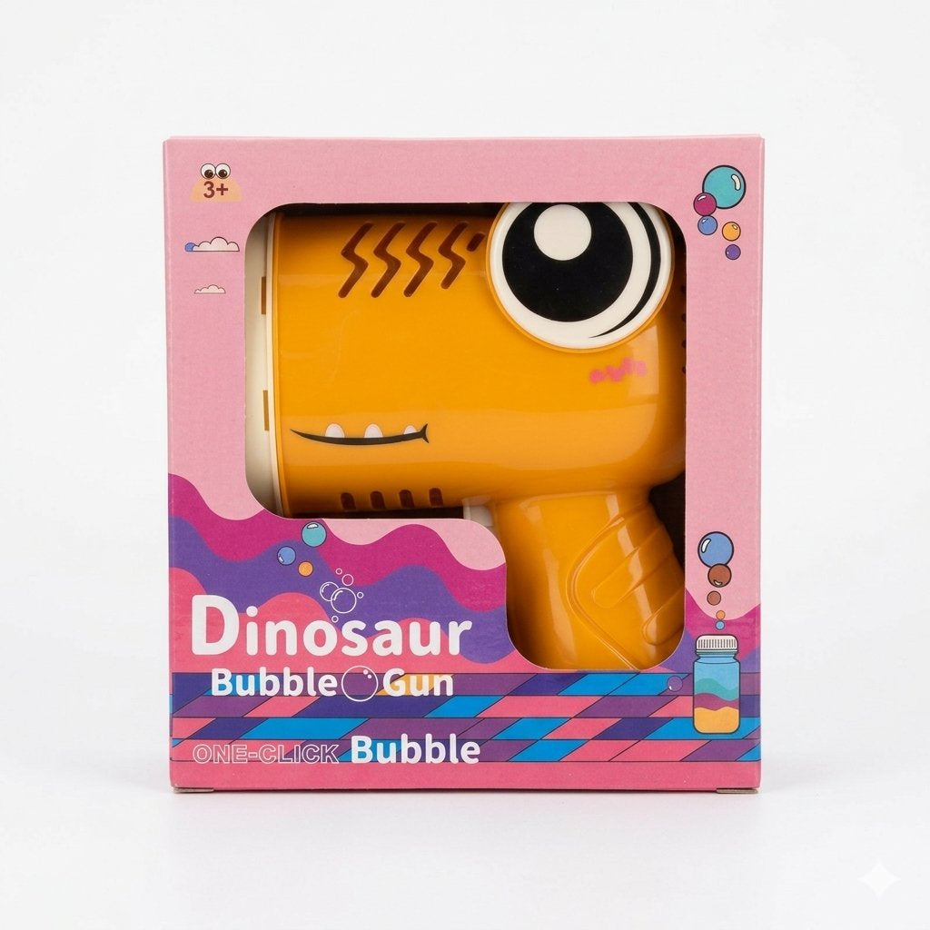 Pistola de burbujas Dinosaur