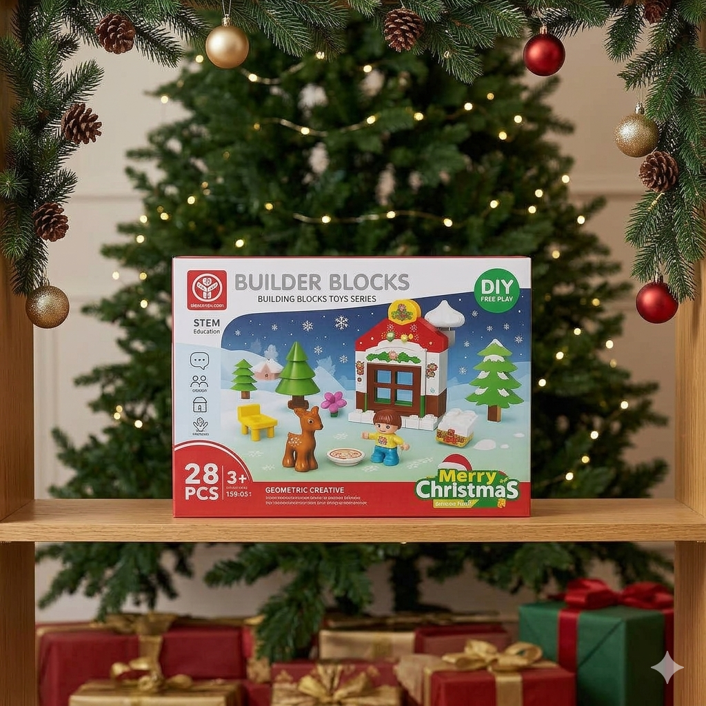 Bloque armable navideño