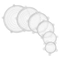 Set de 6 tapaderas de silicón
