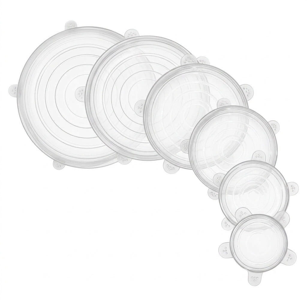 Set de 6 tapaderas de silicón
